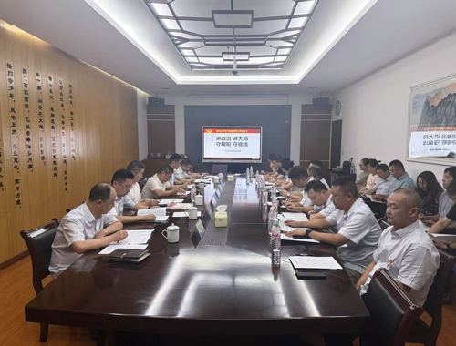 北辰電氣集團(tuán)黨總支開(kāi)展“講政治講大局守規(guī)矩守底線”主題黨日活動(dòng)?